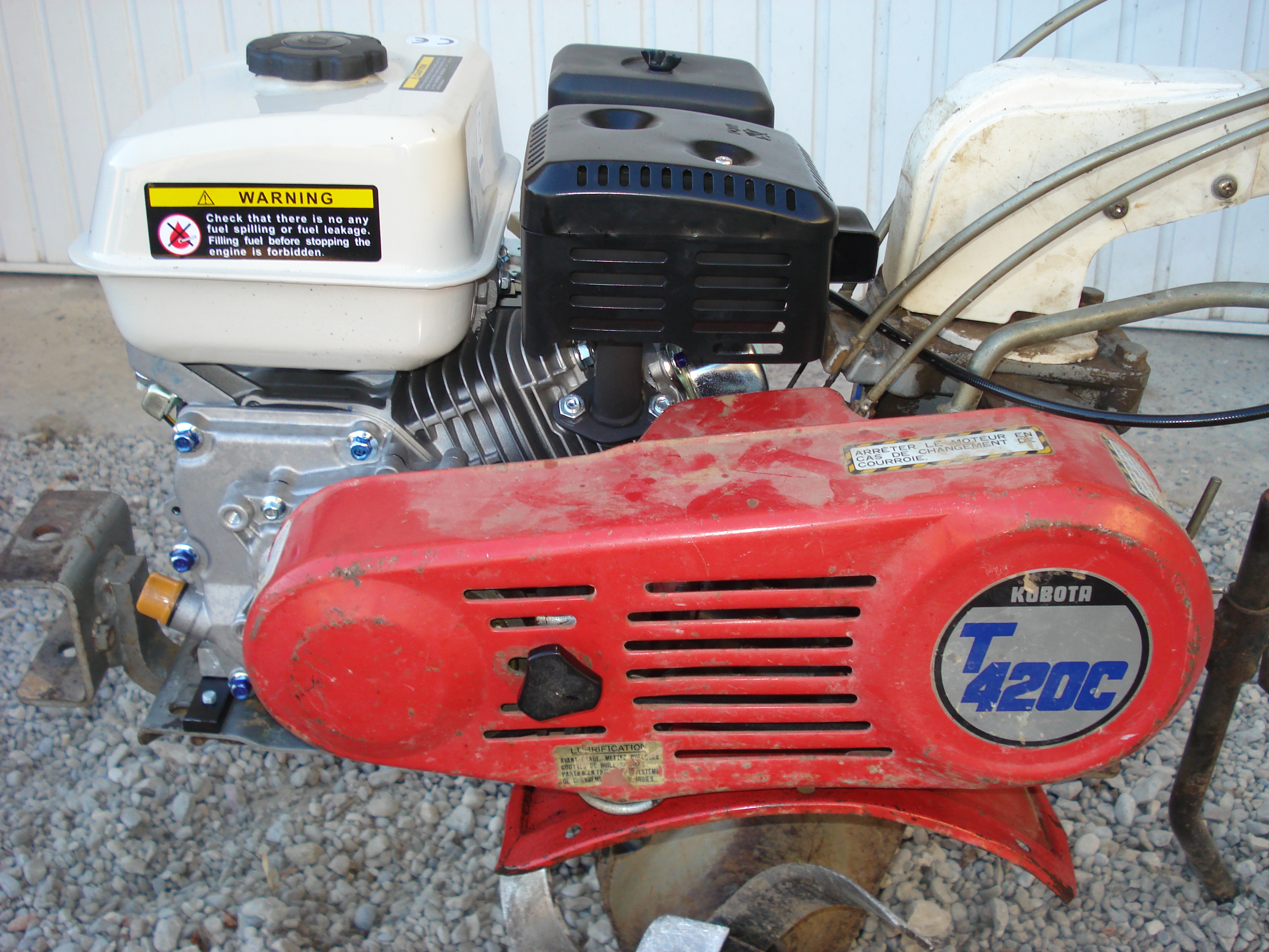 Recherche probleme motoculteur kubota t420c - Tracteurs et